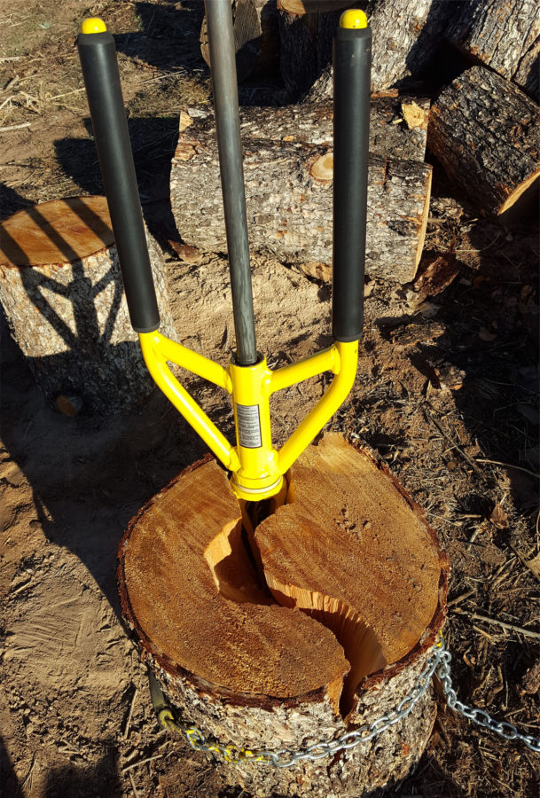 Safe Manual Wood Splitter 