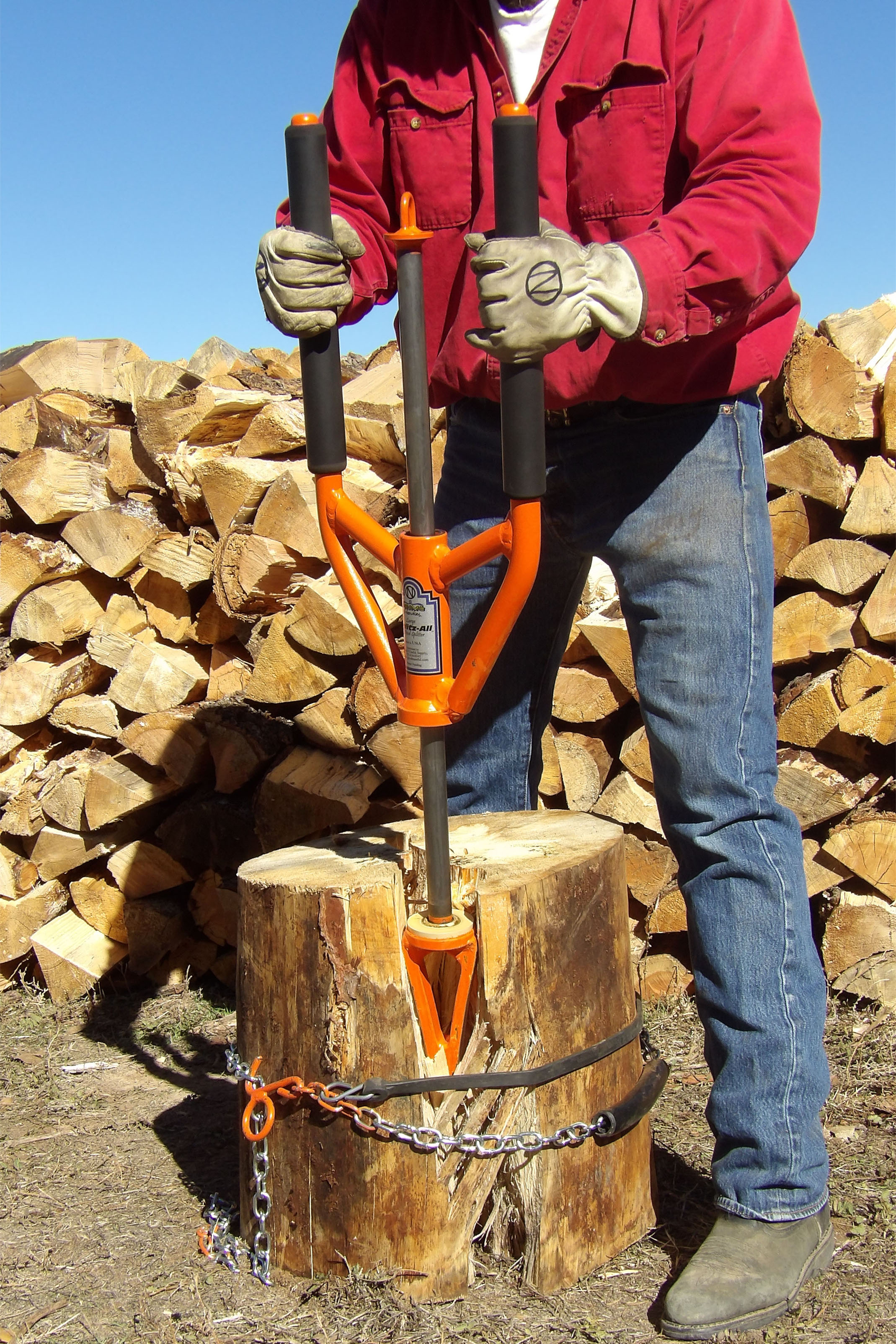 Good N Useful Splitz All Split Knotty Log Firewood Wood Splitter Tool Best Way Safe Large Splitz All 100 2480  