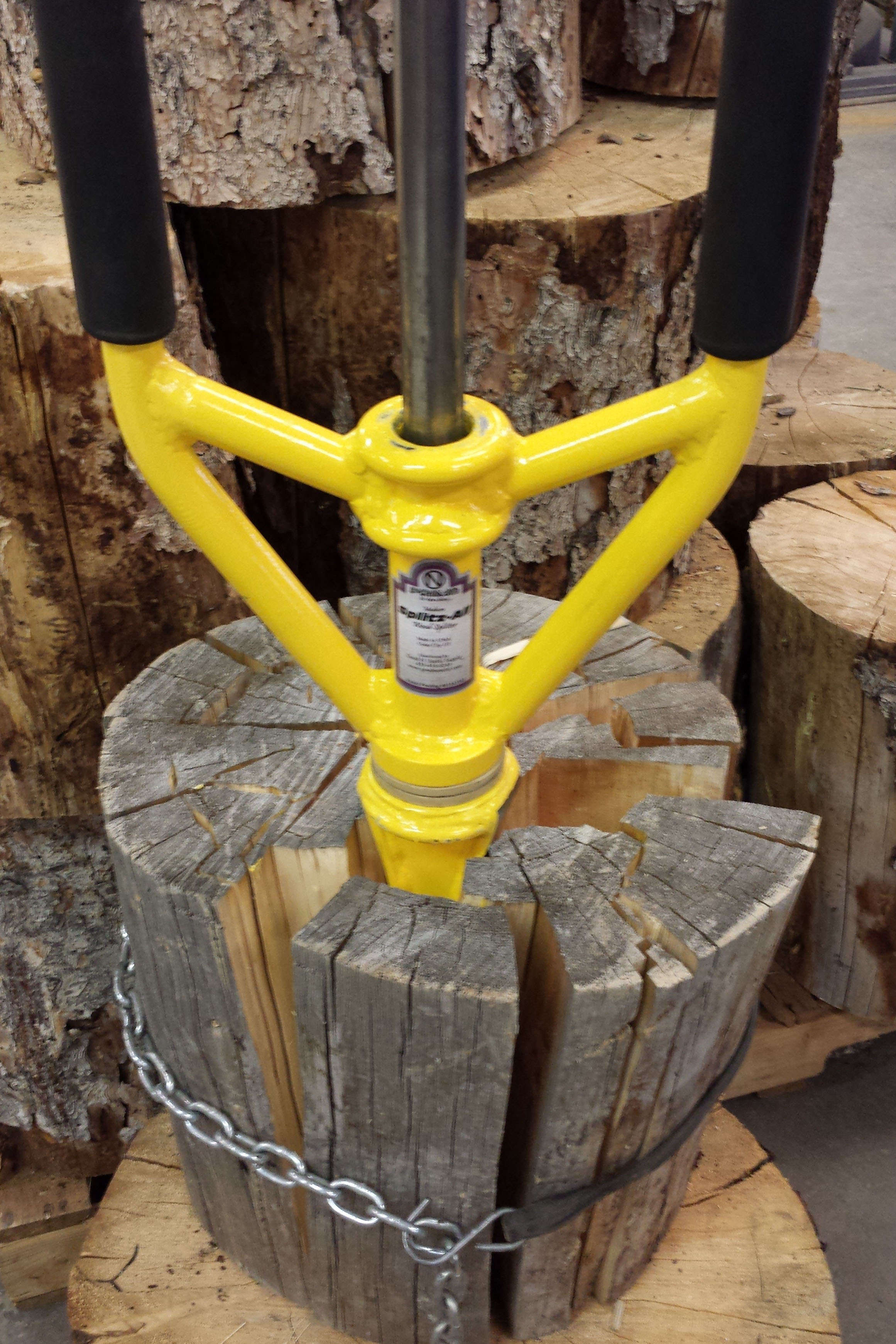 Good N Useful Splitz All Split Knotty Log Firewood Wood Splitter Tool Best Way Safe Splitz Assist Bundle 20140226 121422  